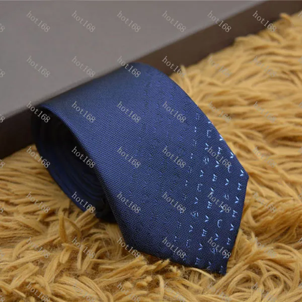 18 style Men's Letter Tie Silk Necktie Big check Little Jacquard Party Wedding Woven Fashion Design Men Casual Ties300Q