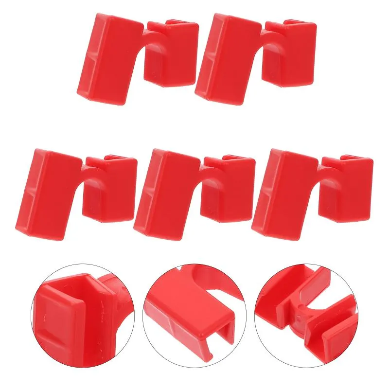 Baguettes 5 pièces en plastique baguettes Clips aide formation couvre supports