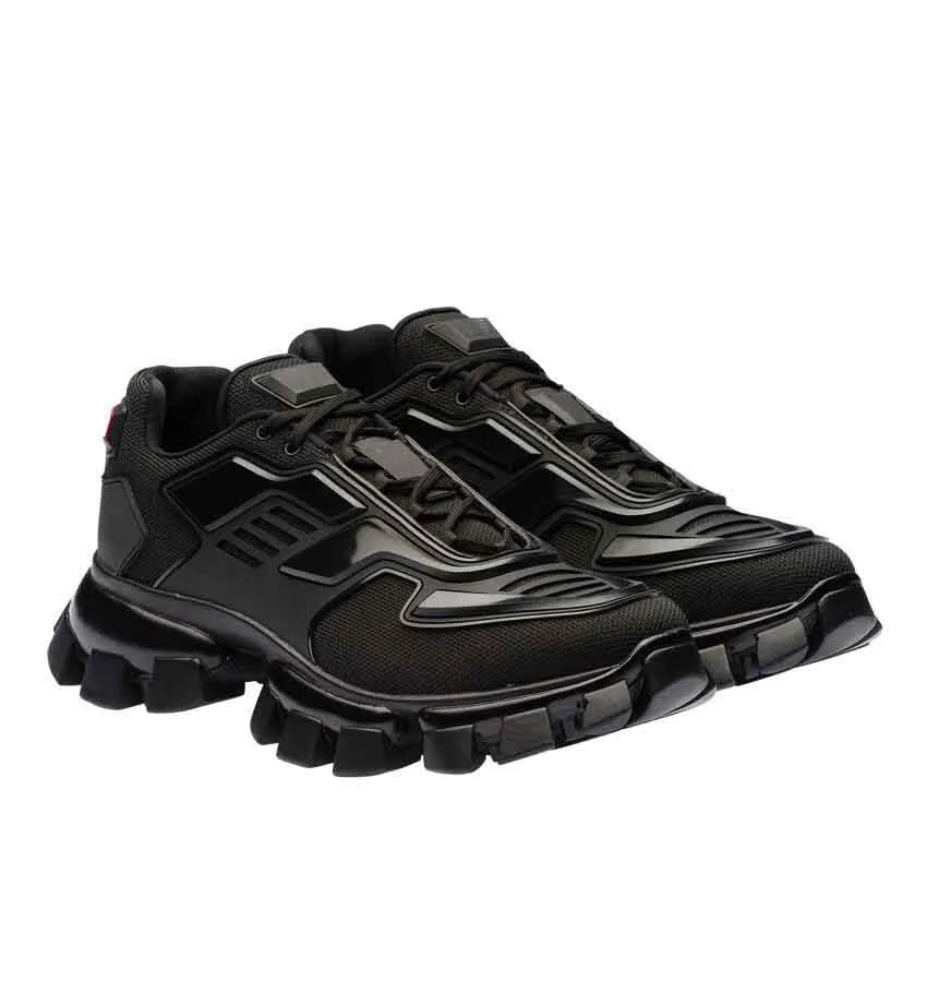 Sapatos de sapatos da Prado CloudBust Topality Fashion Thunder Sneakers Shoes Technical Knit Fabric Mens Sports Rubber Borracha Casual Walking Outdoor Trainer EU384