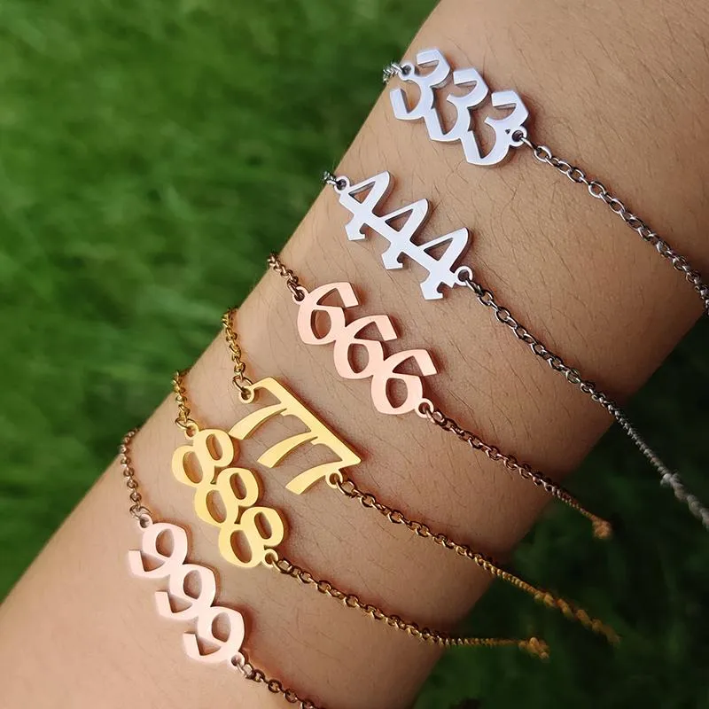 666 Angel Number Bracelet | Dainty Diamond Jewelry