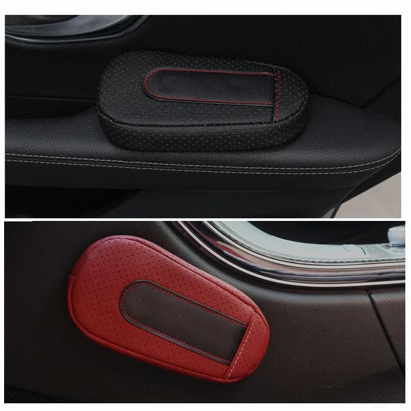 Coussins de siège en cuir universel, coussin de jambe automatique, genouillère, bras de porte de voiture pour tous les accessoires, style de protection du véhicule