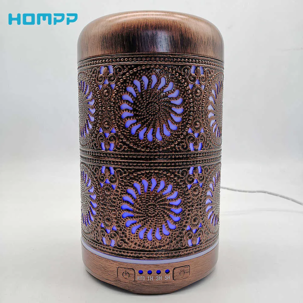 Metal Aromatherapy Machines 260ml Essential Oils Diffuser Air