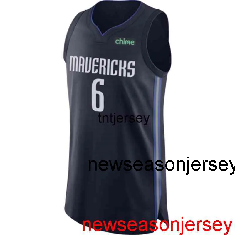 Tanie niestandardowe Kristaps Porzingis #41 Navy Jersey zszywane męskie koszulki koszykówki XS-6xl