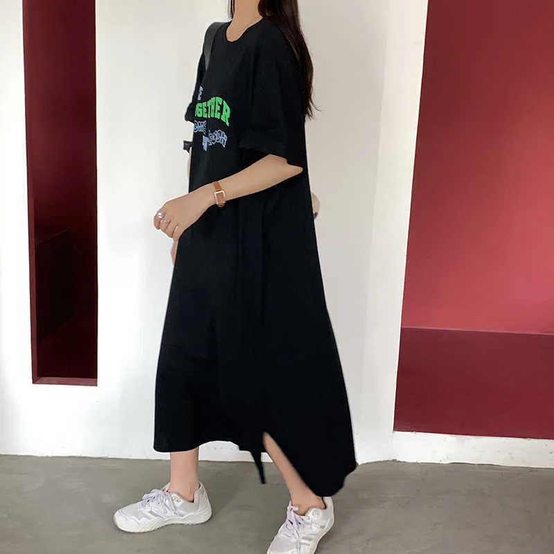 chinese dress ladies Casual T-Shirt Maxi Dress