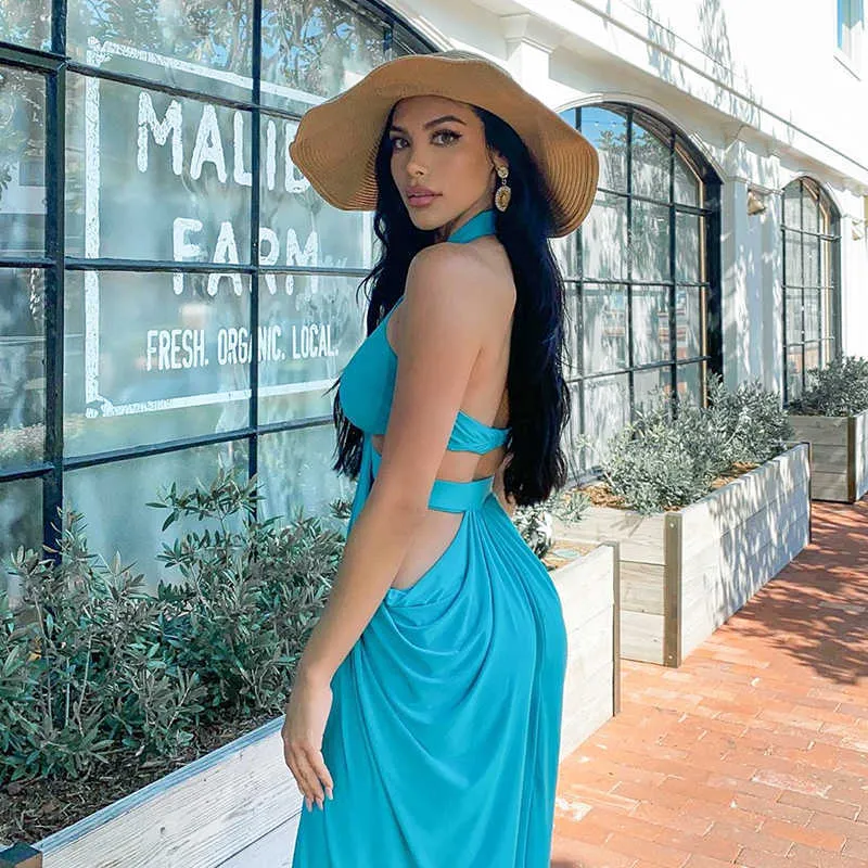 Colysmo Yellow Sleeveless Backless Maxi Dress Women Summer Deep V-neck  Hollow Out from Dhgate Basic & Casual Dresses - price 20.41
