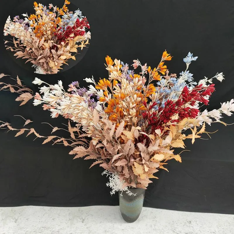 装飾的な花の花輪シミュレーションオーキッド装飾ウェディングホームリビングルームベッドルームバルコニーセットアップPography Props人工装飾