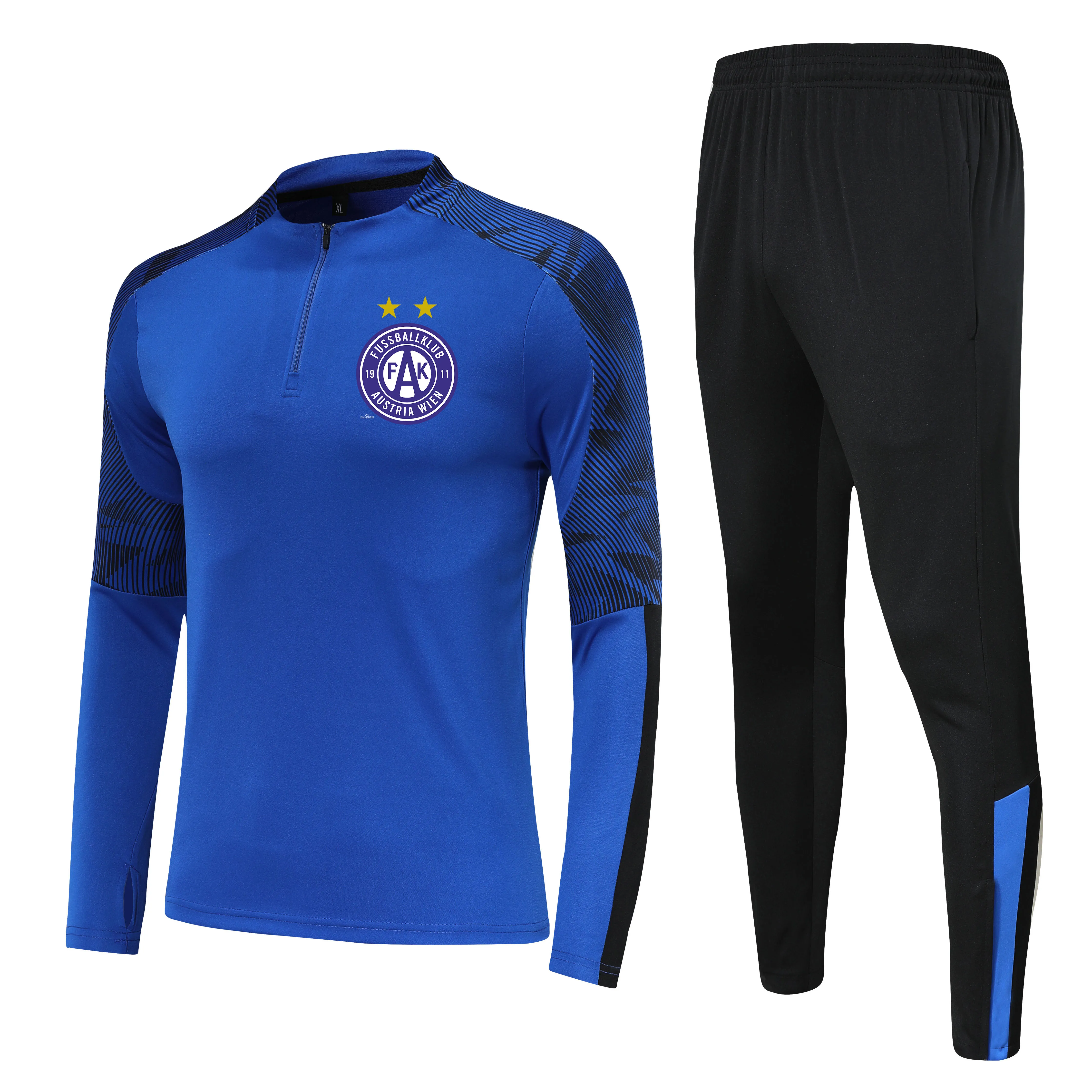 FK Austria Wien Kids Size 4XS to 2XL leisure Tracksuits Sets Men Outdoor sports Suits Home Kits Jackets Pant Sportswear Suit