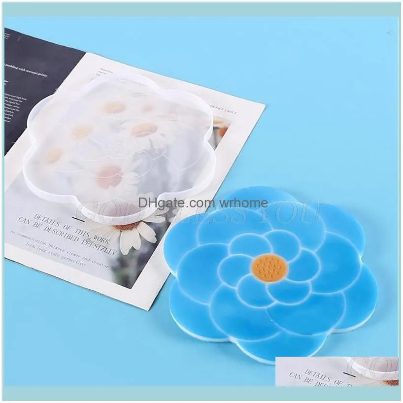 Craft Tools Cherry Blossom Desktop Decorations Epoxy Resin Mold Tray Silicone Mould DIY Crafts Ornaments Casting Drop