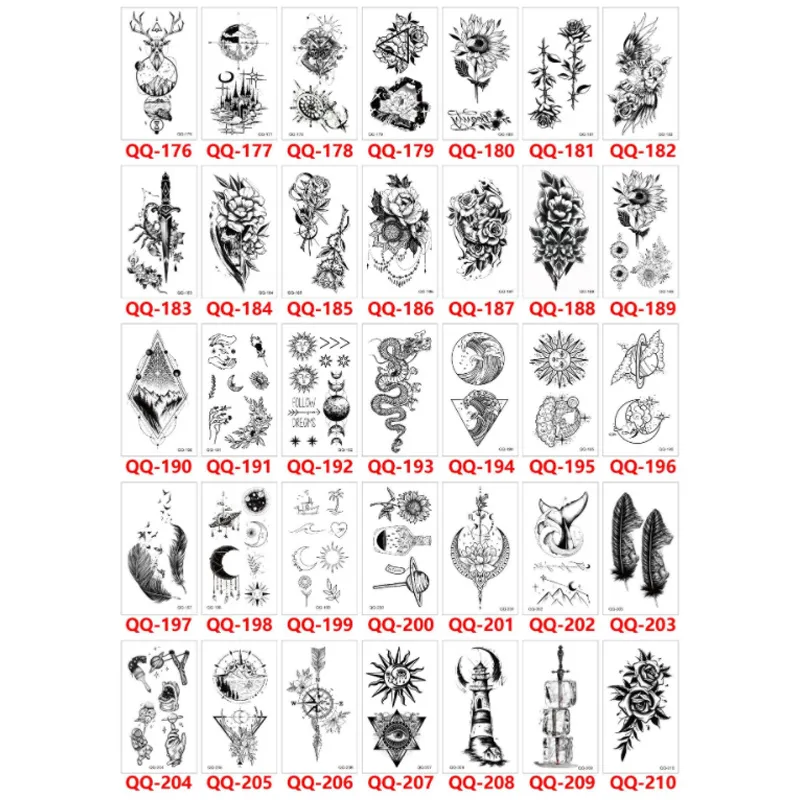 Waterproof Types Of Fake Tattoos For Kids, Adults, Men, And Women Small  Fake Tattoo Stickers From Ta2tree, $0.15