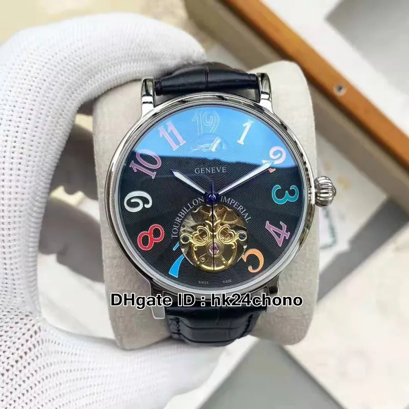 2021 RONDE 7002 T Col Drm D Tourbillon Automatyczna męska zegarek 42 mm biały stalowa stalowa skrzynia