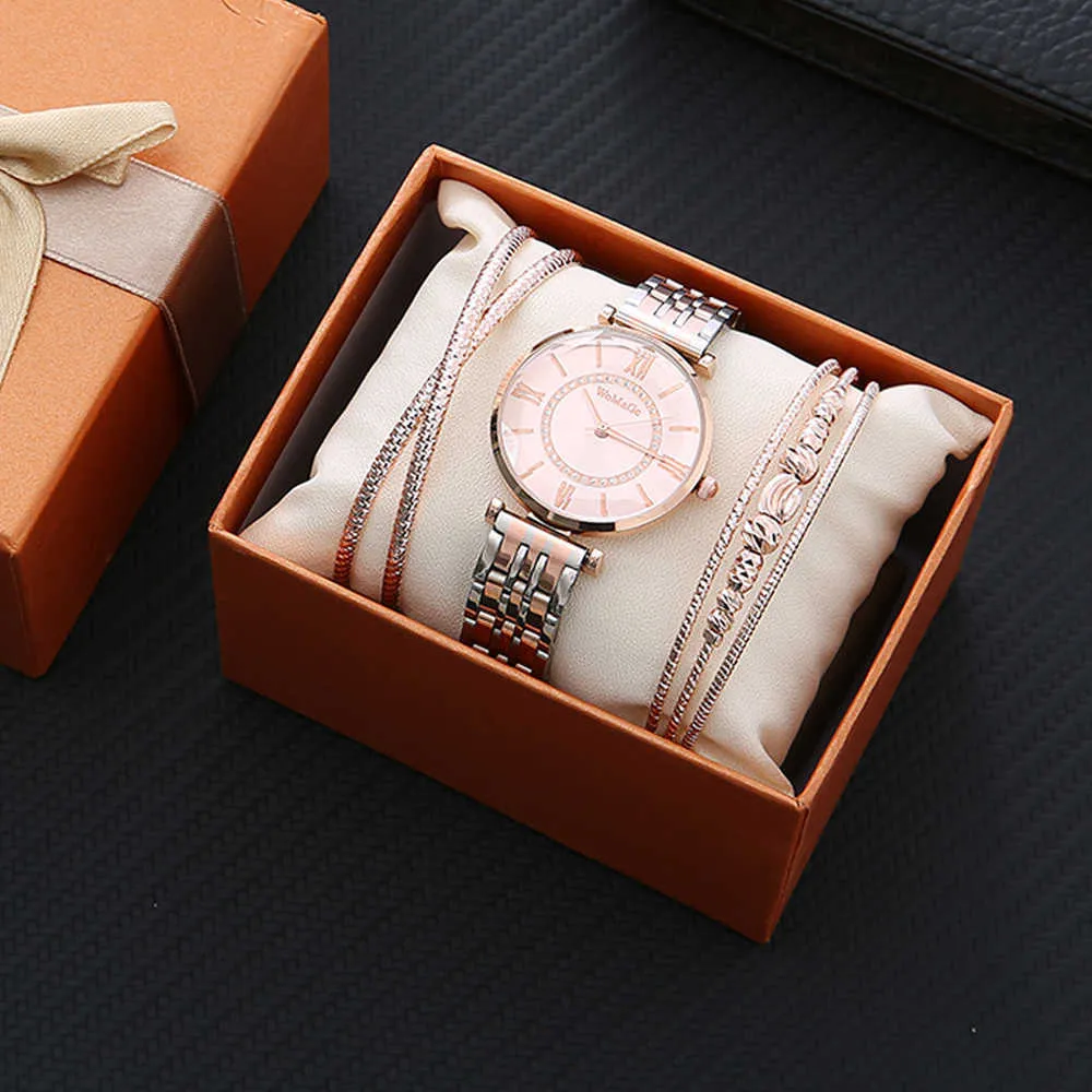 Women's Gift Box, Complete Women's Gift Set, Gold Watch