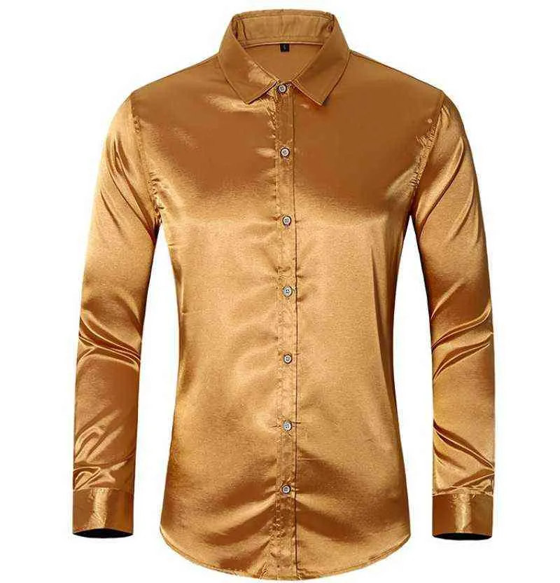 Plus size 7xl homens casuais casuais camisas de casamento sólido camisas para homem H1210