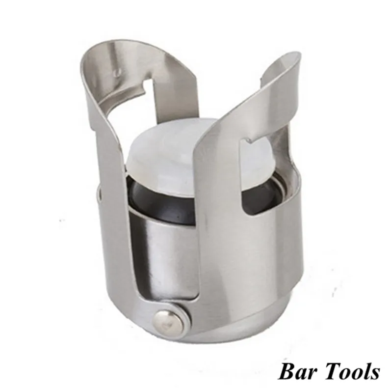 Portable Stainless Steel Wine Stopper bar Tools Champagne Cork Sealing Machine Sparkling WineCap WLL594