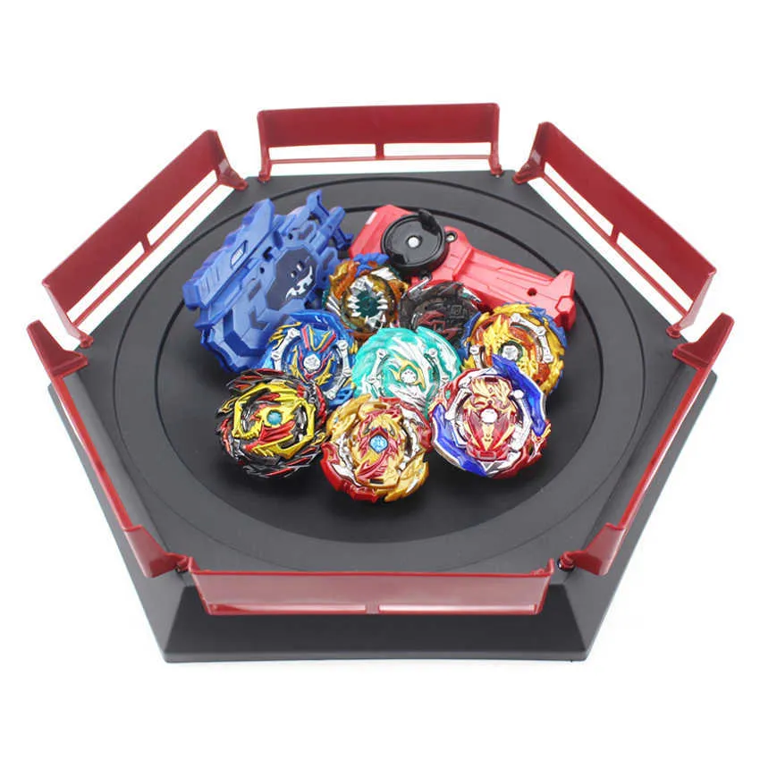 Nouveau Beyblade Burst Set Lanceurs Beyblade Toys Arena Bayblades Toupie Metal Burst Avec Dieu Toupie Bey Lame Lames Jouet X0528