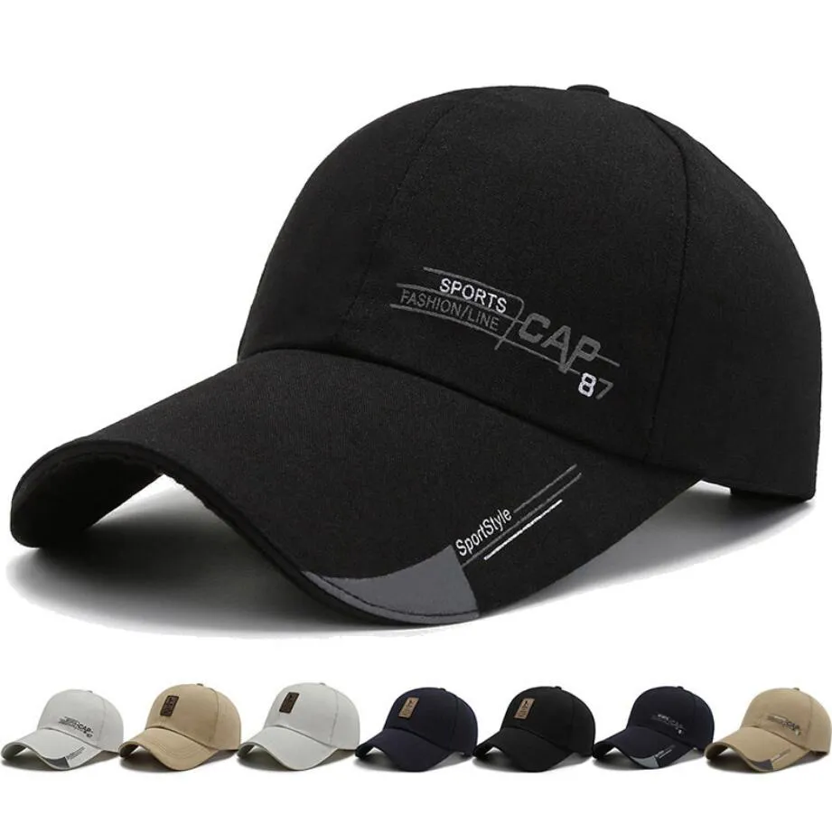 2pcs Man Man Hat Canvas Canvas Baseball Cap ، الربيع والخريف ، قبعة ، اذهب مع كل شيء ، أوقات الفراغ ، حماية الشمس ، قبعة الصيد ، قبعات الكرة في الهواء الطلق امرأة