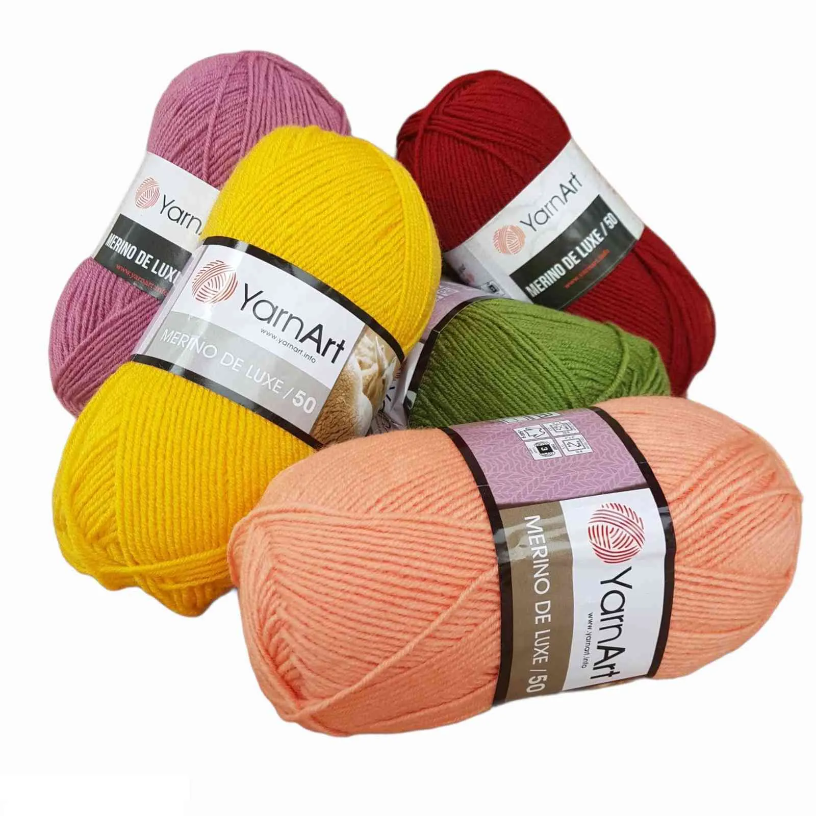 1PC Yarnart Merino Deluxe50 Yarn 100gr-280mt P Wool DIY Knitting Crochet Wrap Beanie Sweater Kids Adults Knitwears Autumn Winter Y211129