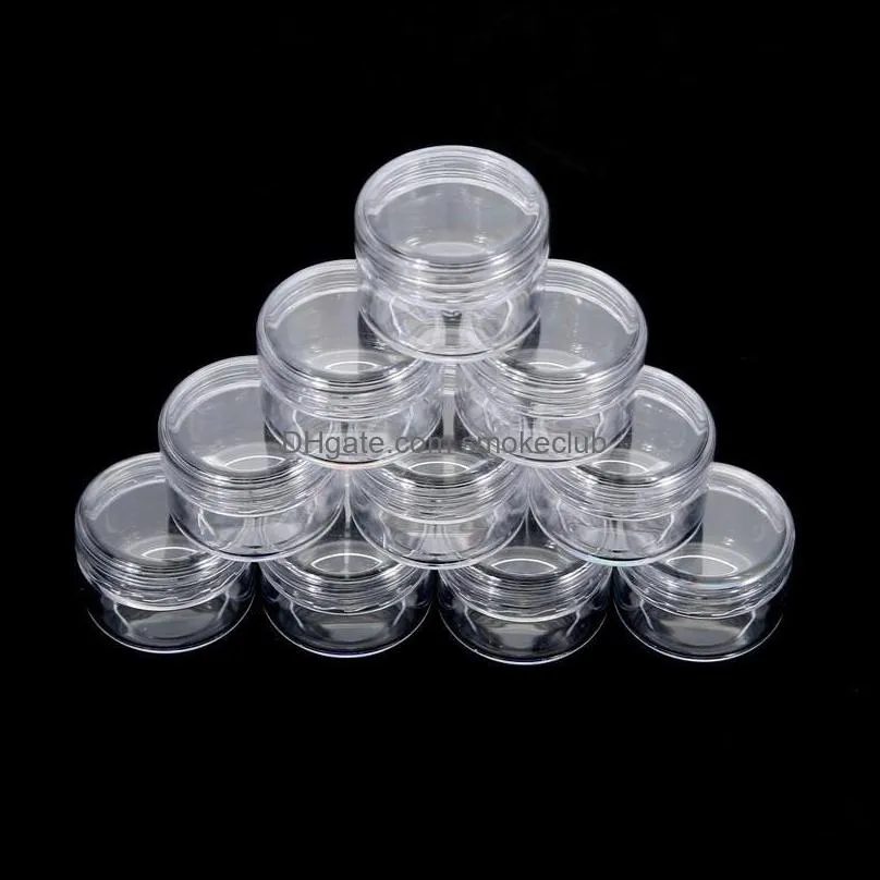 Clear Plastic Cosmetic Sample Container 5 Grams Jars Pot Small Empty 5000 pieces up