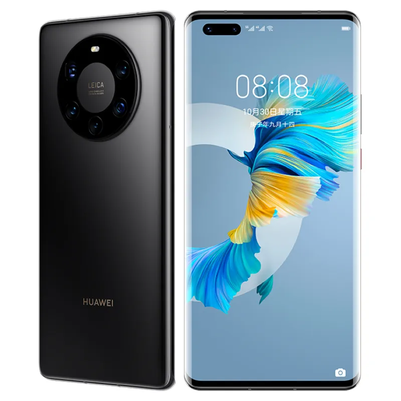 Oryginalny Huawei Mate 40 Pro + Plus 5g Telefon komórkowy 12GB RAM 256GB ROM Kirin 9000 50mp AI 4400MAH Android 6.76 cal Pełny ekran ID Face NFC IP68 Smartfon Smartphone