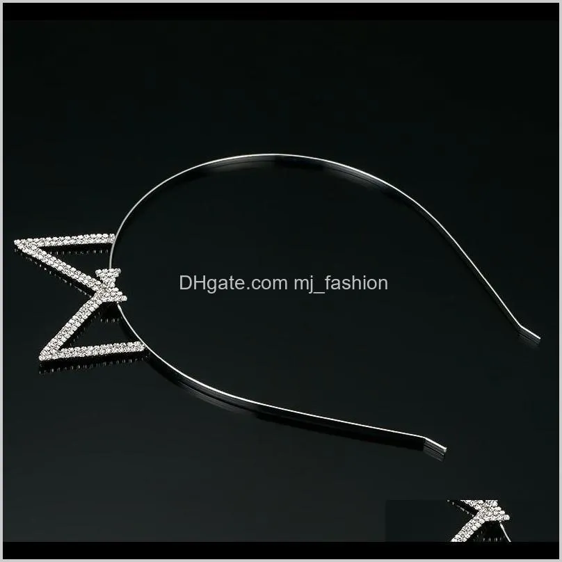 fashion barrette hair clip for woman girl rhinestone crystal headband barrett clips for hair accessories headwear ps2451