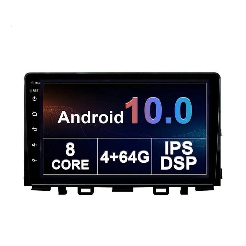 Автомобильный DVD-плеер для Kia Rio 2016-2018 GPS Автоматическое радио с DSP BT WiFi MirrorLink 8 Core 10 '' Android