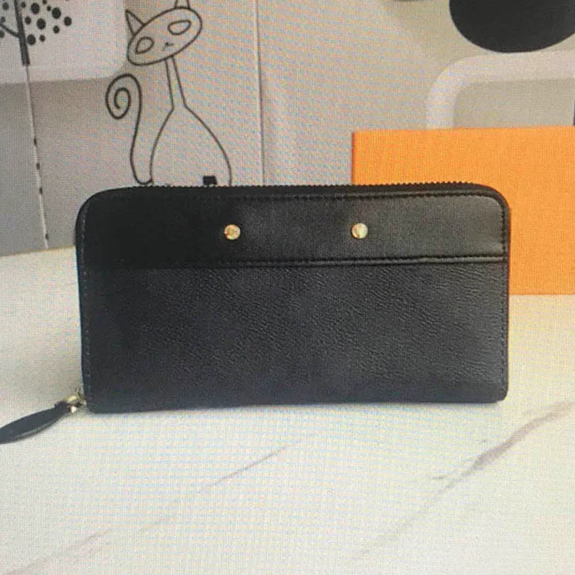 M67234 M67235 Man Plånbok Kreditkort Hållare Luxurys Designers Läder Zippy Coin Purse Lång Kvinnor Mode Koppling Väska Plånböcker med låda