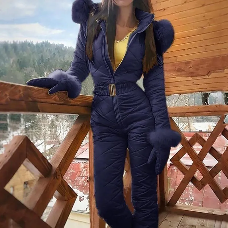 Winter Fashion Pink Color Hoodie Womens Ski Suit With Gloves Water Proof Thick And Zipper Closure For Gym And Outdoor Activities From Yongyiyi 36.28 DHgate.Com