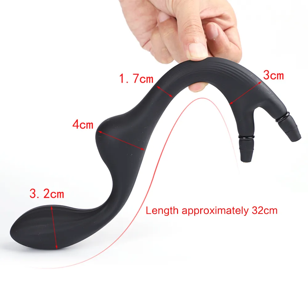 Anal Plug Inflatable Butt Beads Gay Expandable Large Dildo Pump Prostate Massage Sex Toys for Women Men Silicone Anus Dilator (16)