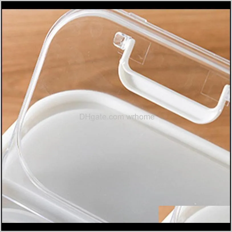 plastic rice storage box sealed moisture-proof large capacity grain flour container kitchen bottles & jars