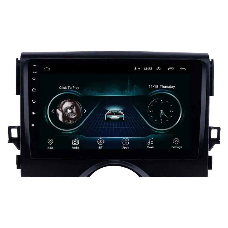 Toyota Reiz Mark x 2010-2015 9 "2din Android WifiヘッドユニットGPSラジオ