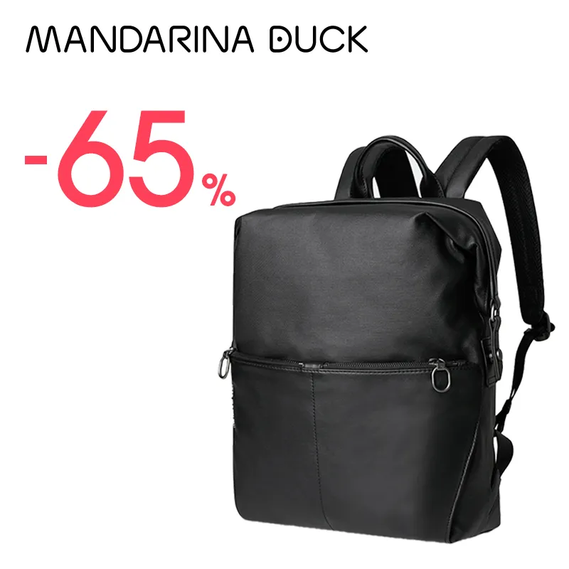 Mandarina Duck Urban Series Resor Business Casual Fashion Mäns Ryggsäck Man Fritid Ryggsäck Italiensk Bagage Ryggsäck