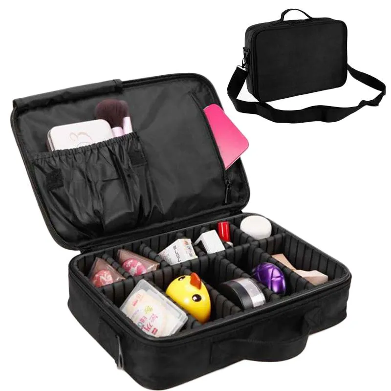 保管バッグセーフベット高品質の防水オックスフォードプロフェッショナルメイクアップオーガナイザーバッグ旅行ポータブル取り外し可能な化粧品ボックス