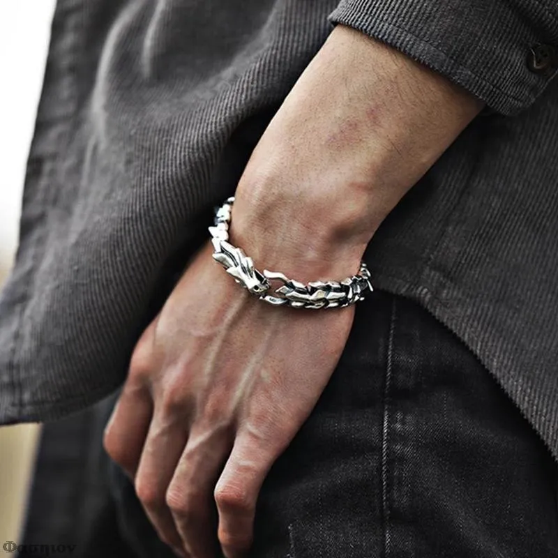 Heavy Duty | Bracelets for men, Mens sterling silver bracelets, Mens  bracelet silver
