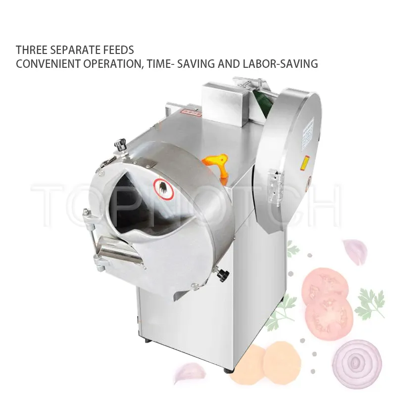 Fruit And Vegetable Cutting Dicing Machine Kitchen For Onion Potato Carrot Slicer Carob Cube Cutter 1800w