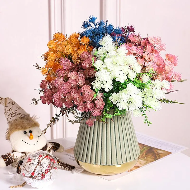 Peony kunstbloemen hoge kwaliteit luxe boeket bruiloft decoratie voor thuis tafel decor hemel blauw nep bloemen hortensia