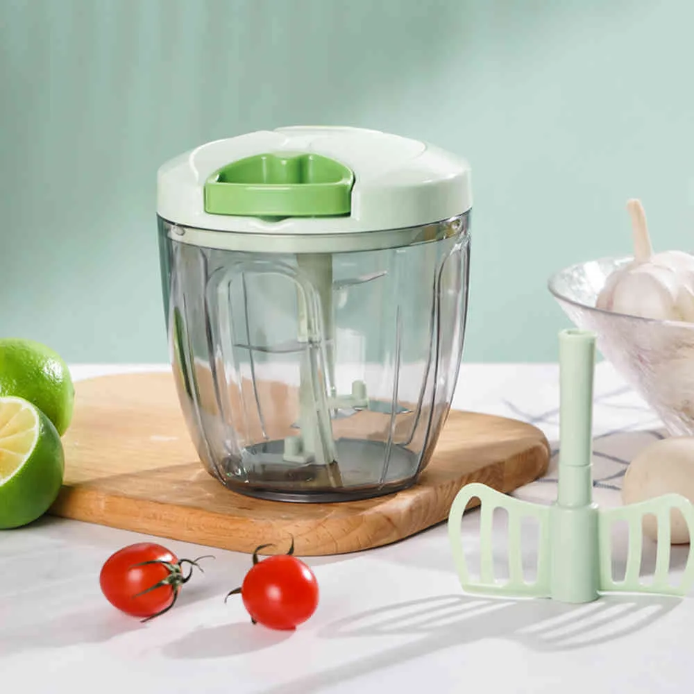 400/900ML Powerful Meat Grinder Hand Power Food Chopper Mincer