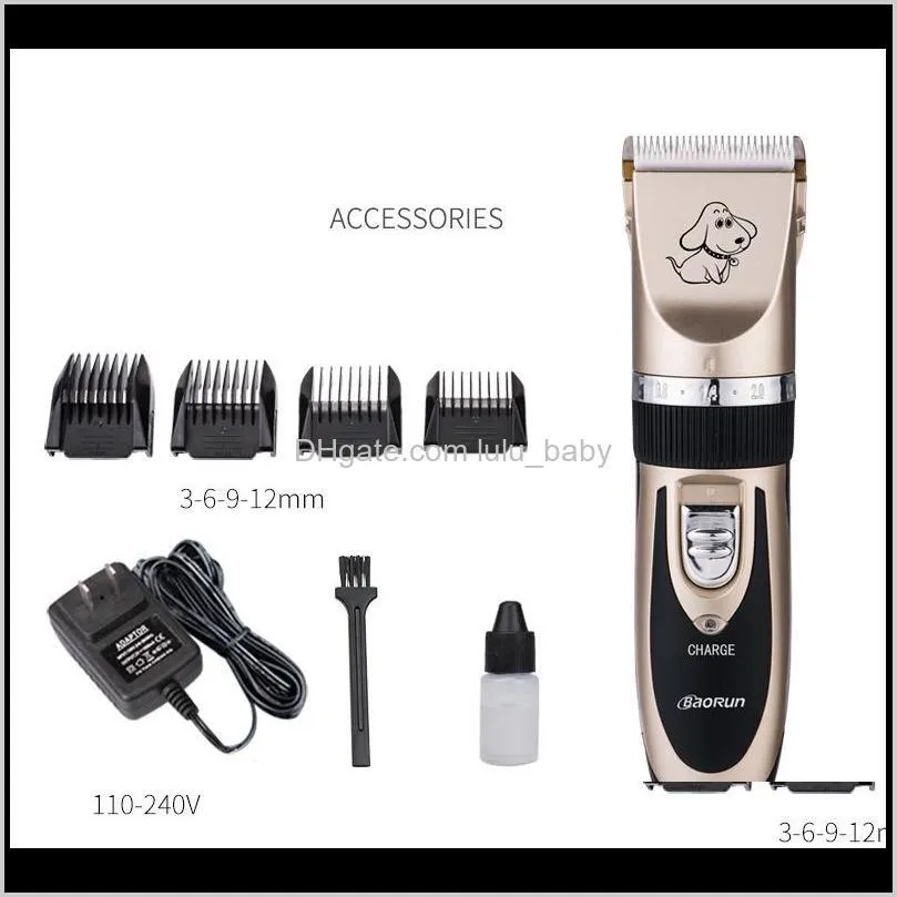 new professional pet dog hair trimmer animal grooming clippers cat cutter machine shaver electric scissor clipper 110-240v