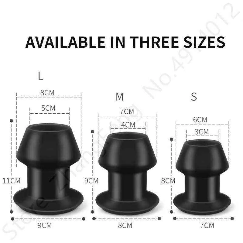 SYSGOGO Anal Sex Toy Hollow Silicone Plug Unisex Size as Shown from Dhgate Anal Toys - price 21.13 SYSGOGO Anal Sex Toy Hollow Silicone Plug Unisex Size as Shown from Dhgate Anal Toys - price 21.13