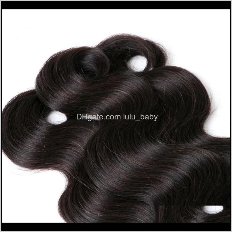 zhifan 100% brand new real natural brazilian hair extensions 8-30inch black body wave hair bulks for women