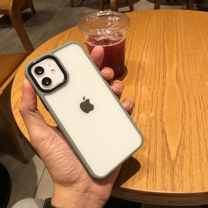 Advanced Skin Feels iPhone 13 12 11 Pro Max XR XS x 7 8プラスオールインクルーシブアンチフォール半透明携帯電話保護カバーケース5色