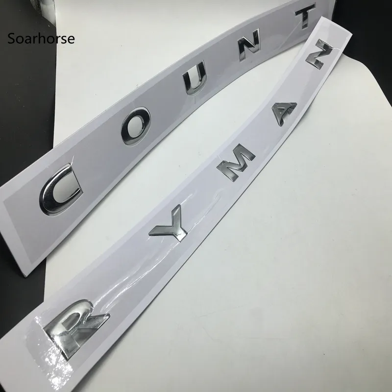 High Quality For BMW Mini Countryman Coopers 3D Metal Rear Trunk word Letters Decal Badge Emblem Logo Stickers2319