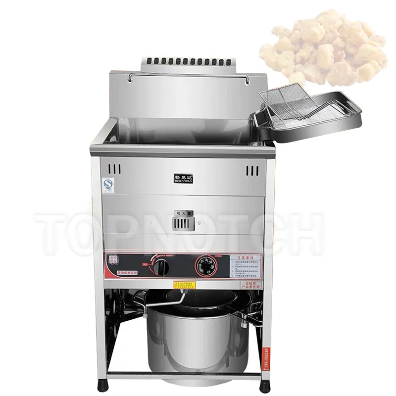 Single Cylinder Large Capacity Electric Fryer For Fried Chicken Chops