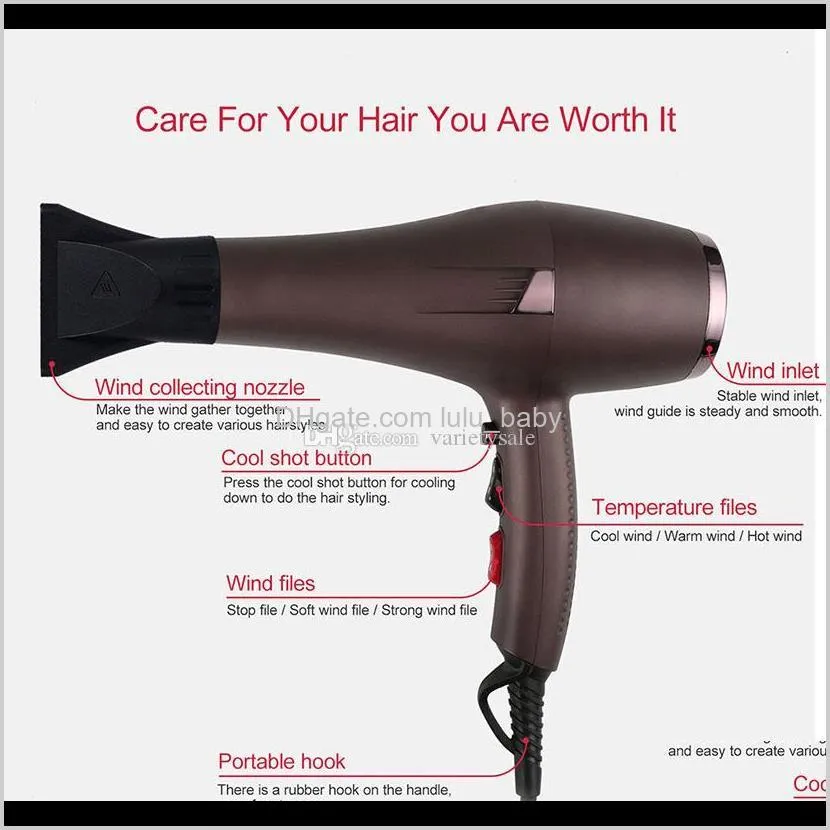 professional hair salon hair dryers 24000w hair care tools with strong wind quick dry for home