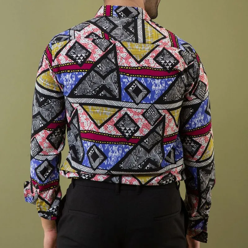 Camisas estampadas hipster deals