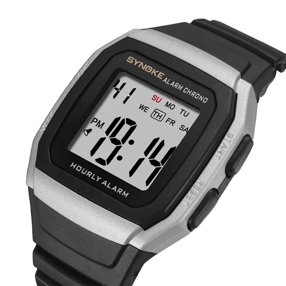 2021 New Digital Watch Men's Sports Pedometer Watches Waterproof 30M Fashion Countdown Military Clock Relogio Digital Shockproof G1022
