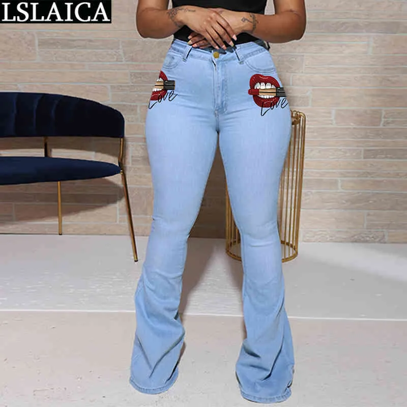 Outono Denim Mulher Calças Moda Calças de Jeans Straight para Mulheres Padrão Bolso Zipper Novidade Casual Calças Streetwear 210520