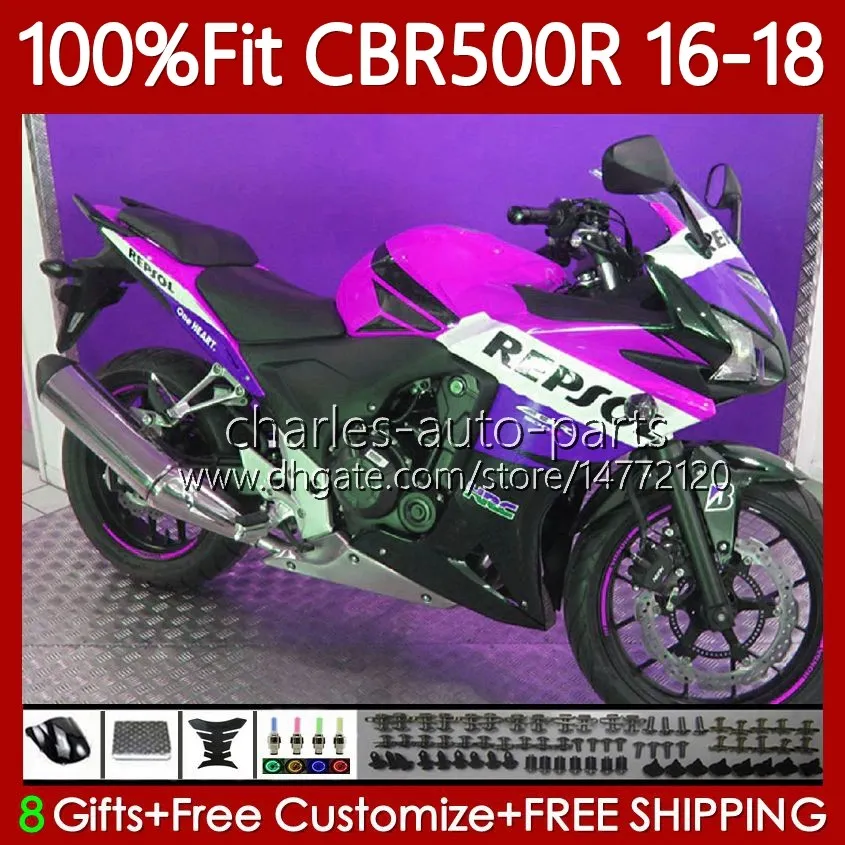 Обсуждение формовок для инъекций для Honda CBR500 PUPRLE Black CBR 500 R RR CC 500R 500CC CBR500R 16 17 18 Body 111No.40 CBR500RR 2016 2017 2018 CBR500CC 16-18 OEM Codework