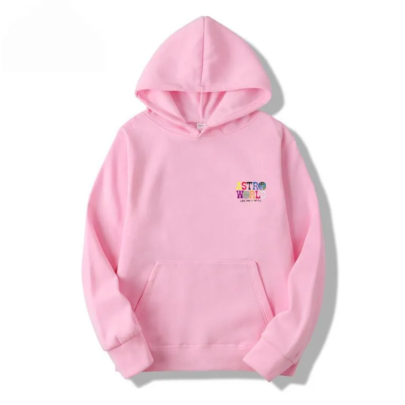Herren Fleece Hoodie Sweatshirt Pullover Langschlarm Casual Hip Hop Astroworld Inspiriert Schwarz Grau Lila Rot Blau Mehr Von 50 74 DHgate