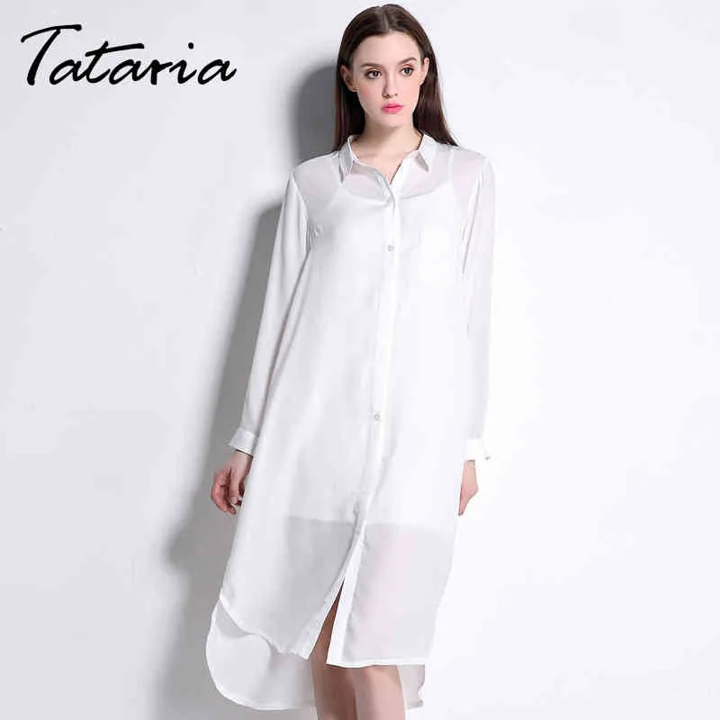 Женская вышивка блузка и топы Femme Blue Bordada рубашки Moda Mujer ruffles Большой размер хлопчатобумажная одежда Tataria 210514