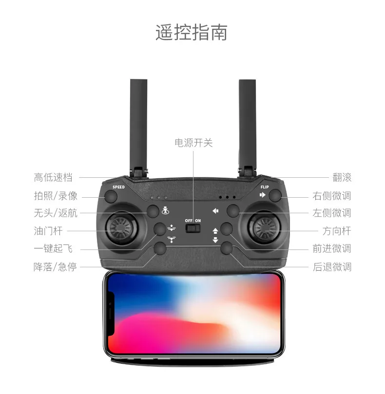 Global Drone 4K Camera Mini vehicle Wifi Fpv Foldable Professional RC Helicopter Selfie Drones Toys For Kid Battery GD89-1