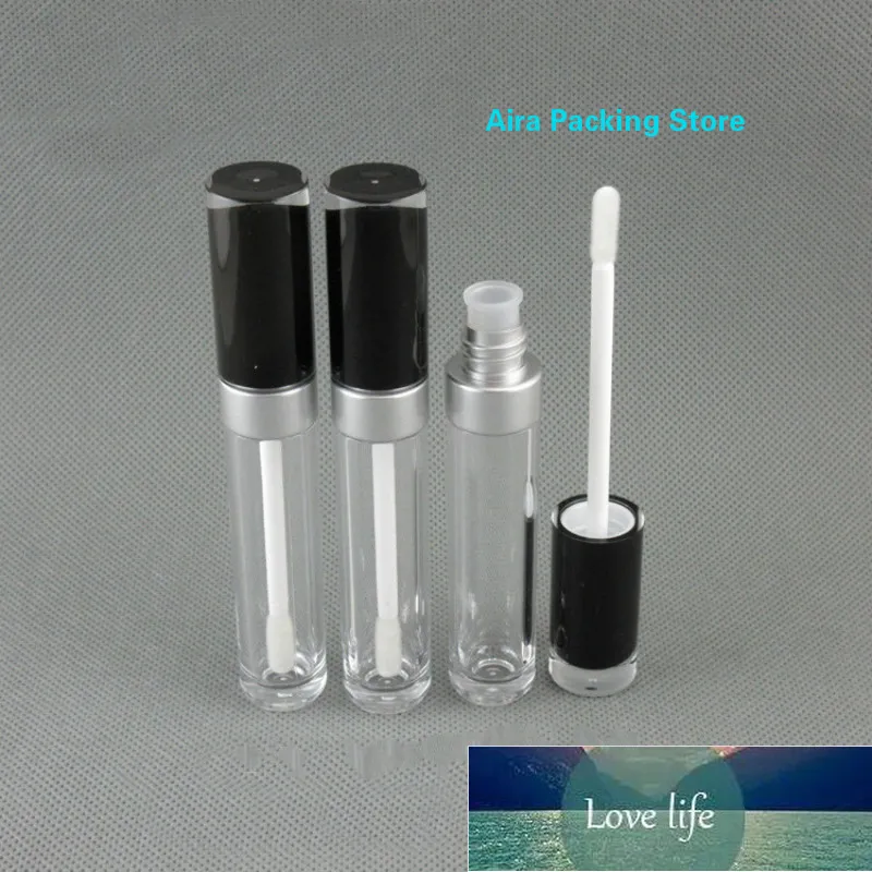 Pakking Flessen Lege Clear Plastic Lip Gloss Buis 8 ml Ronde Cosmetische Containers Professionele Make-up Gereedschap 50pcs / Partij
